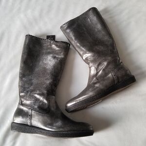 Trask Ariana real fur shearling women's boots size 9 1/2